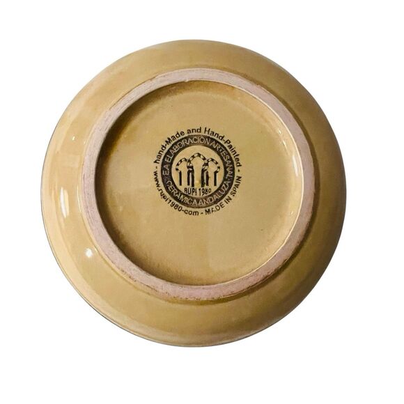 Hedgehog Toothpick Holder Olive Bowl Dish Handpainted Made in Spain Serving Dish - Picture 4 of 4